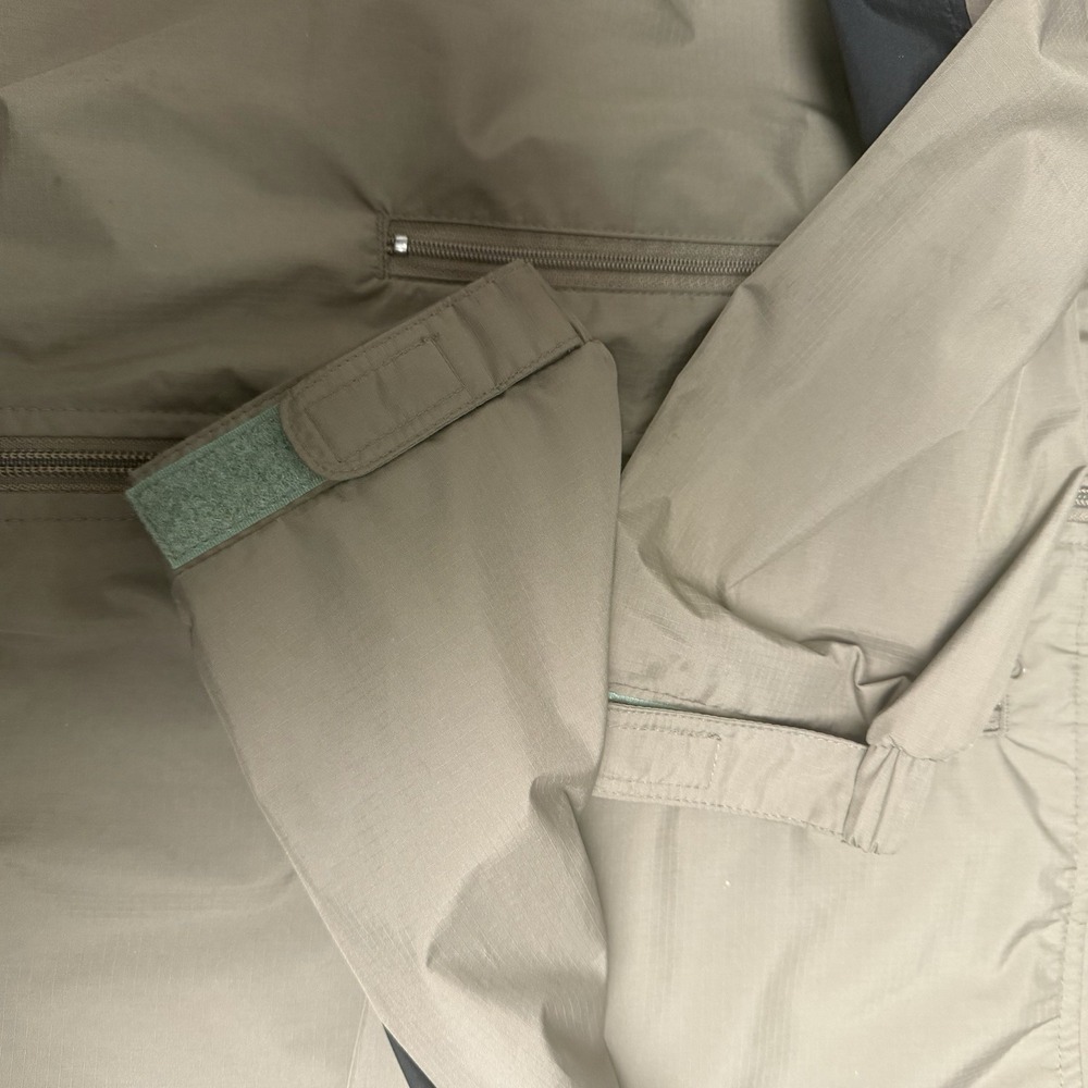 L.L. Bean Outdoors Windbreaker Jacket Men Large Brown Black Full Zip Lightweight - Picture 5 of 8
